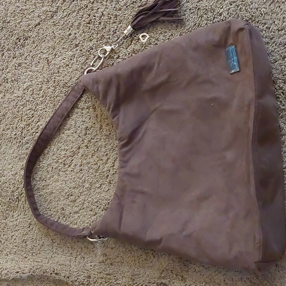 Bella Russo Suede handbag Tote Purse NEW - Picture 1 of 6